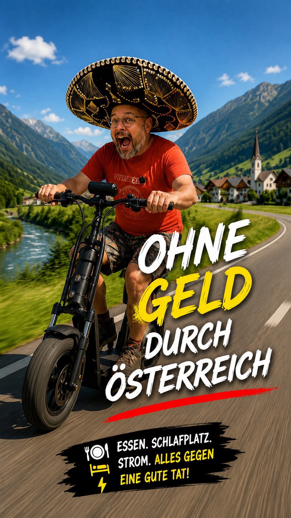 Gabriel Castañeda – Ohne Geld durch Österreich